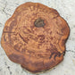 Rare Olive Wood Slab – Live Edge, Unique Grain, Sustainable Luxury – Premium Natural Luster for Epoxy & Artisan Crafts (31x37x2.5 cm)