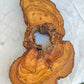 200+ Year Old Olive Wood Slab | Live Edge Olive Wood Slice with Natural Void for Epoxy Art.