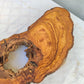 200+ Year Old Olive Wood Slab | Live Edge Olive Wood Slice with Natural Void for Epoxy Art.