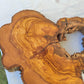 200+ Year Old Olive Wood Slab | Live Edge Olive Wood Slice with Natural Void for Epoxy Art.