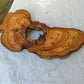 200+ Year Old Olive Wood Slab | Live Edge Olive Wood Slice with Natural Void for Epoxy Art.