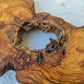200+ Year Old Olive Wood Slab | Live Edge Olive Wood Slice with Natural Void for Epoxy Art.
