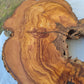 200+ Year Old Olive Wood Slab | Live Edge Olive Wood Slice with Natural Void for Epoxy Art.