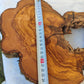 200+ Year Old Olive Wood Slab | Live Edge Olive Wood Slice with Natural Void for Epoxy Art.