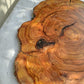 Rare Olive Wood Live Edge Slab – 39x42x2.5 cm – Unique Grain Sustainable Luxury for Epoxy & Crafts - Olive Generic