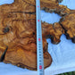 Rare Olive Wood Slab 51x51cm | Live Edge for Epoxy Resin & Coffee Table.