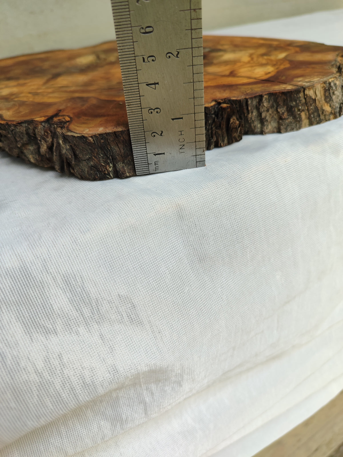 Live Edge Olive Wood Slab 38x46cm Epoxy Resin Coffee Table