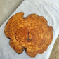 Rare Olive Wood Live Edge Slab – 40x44x2.5cm Unique Grain Sustainable Luxury - Olive Generic