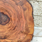 Rare Olive Wood Slab – Live Edge, Unique Grain, Sustainable Luxury – 32x38x2.5 cm