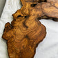 Rare Olive Wood Slab Live Edge 37x60cm | Unique Grain for Epoxy Resin & Coffee Table | Premium Luthier Wood | Sustainable Luxury Art.