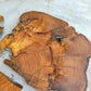 Rare Olive Wood Live Edge Slab – 37x40x2.5 cm, Unique Grain, Sustainable Luxury for Epoxy & Furniture