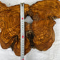 Rare Olive Wood Slab 28x52cm | Dry Live Edge Burl for Resin Art, Clock & Luthier | Unique Grain Sustainable Luxury Woodworking Material.