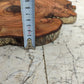Rare Olive Wood Live Edge Slab – 32x40 cm Premium Sustainable Luxury, Unique Grain & Natural Luster