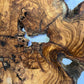 Rare Olive Wood Slab 42x65cm | Live Edge for Epoxy Resin & Wall Art | Unique Grain Sustainable Luxury | Super Dry DIY Craft Wood.