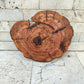 Rare Olive Wood Live Edge Slab - Unique Grain - Sustainable Luxury for Epoxy & Luxury Crafts (30x38 cm)