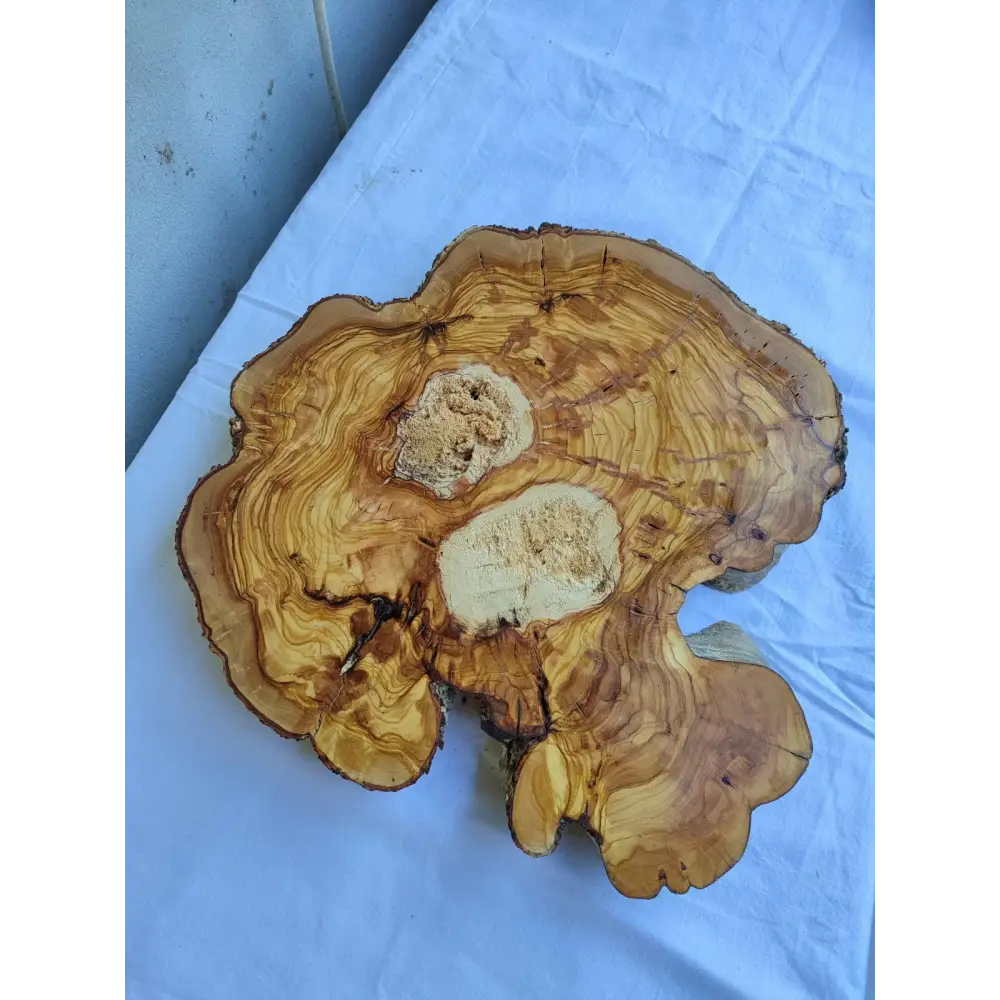 Ancient Olive Wood Slab 200+ Years | Thick Live Edge Olive Wood.