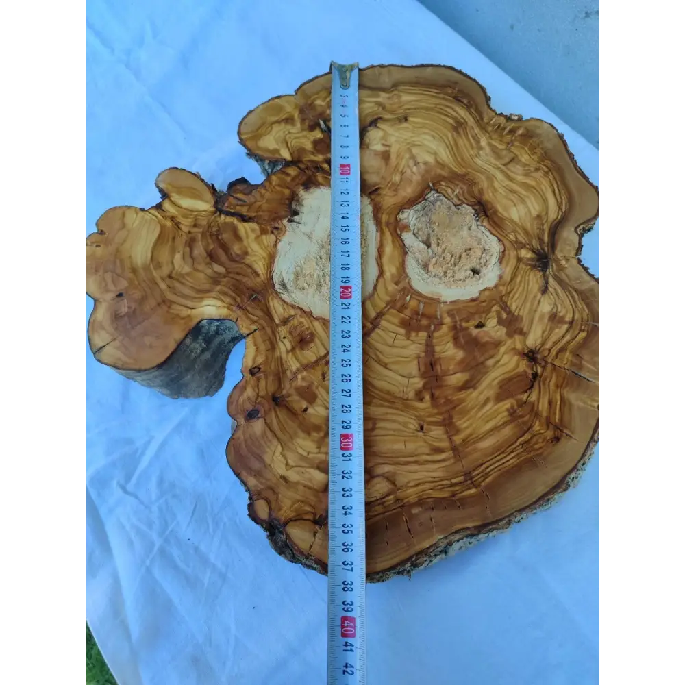Ancient Olive Wood Slab 200+ Years | Thick Live Edge Olive Wood.