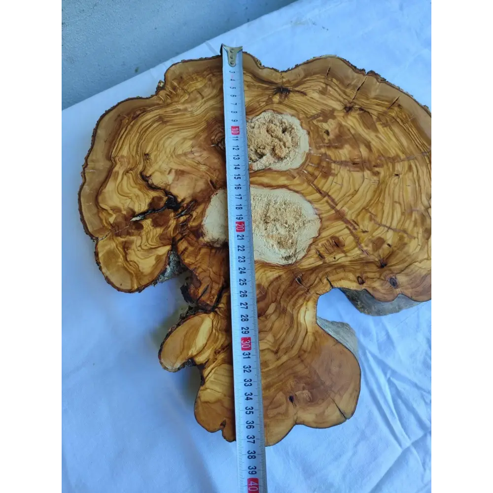 Ancient Olive Wood Slab 200+ Years | Thick Live Edge Olive Wood.