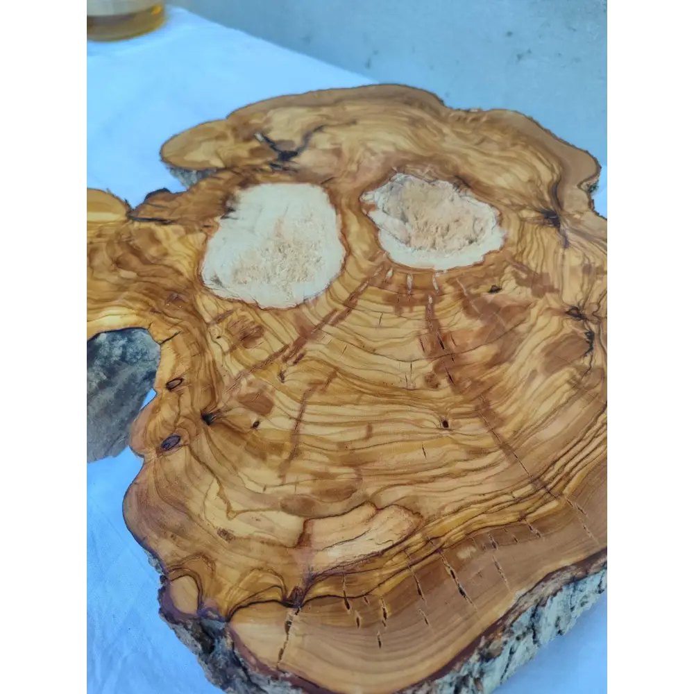 Ancient Olive Wood Slab 200+ Years | Thick Live Edge Olive Wood.