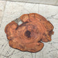 Rare Olive Wood Live Edge Slab – 32x40 cm Premium Sustainable Luxury, Unique Grain & Natural Luster