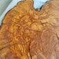 Rare Olive Wood Live Edge Slab – 40x44x2.5cm Unique Grain Sustainable Luxury - Olive Generic