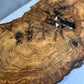 Rare Live Edge Olive Wood Slab 41x65cm | Unique Grain for Epoxy Resin, Luthier & Luxury Decor | Sustainable Premium DIY Material.