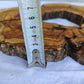 Rare Olive Wood Live Edge Slab 27x37cm | Super Dry 3% Moisture | Exotic Lumber for Epoxy Resin Luthier & Luxury Crafts
