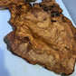 Rare Olive Wood Slab 43x66cm | Live Edge for Epoxy Resin & Coffee Table | Premium Dry Luthier Wood | Unique Grain Sustainable Luxury Art.