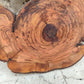 Rare Olive Wood Live Edge Slab – 32x40 cm Premium Sustainable Luxury, Unique Grain & Natural Luster
