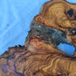 3pcs Rare Live Edge Olive Wood Slab 55x56cm | Super Dry 3% Moisture | Unique Grain for Epoxy Resin, Guitar Body & Luxury Art.