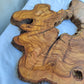 Rare Olive Wood Slab 51x51cm | Live Edge for Epoxy Resin & Coffee Table.