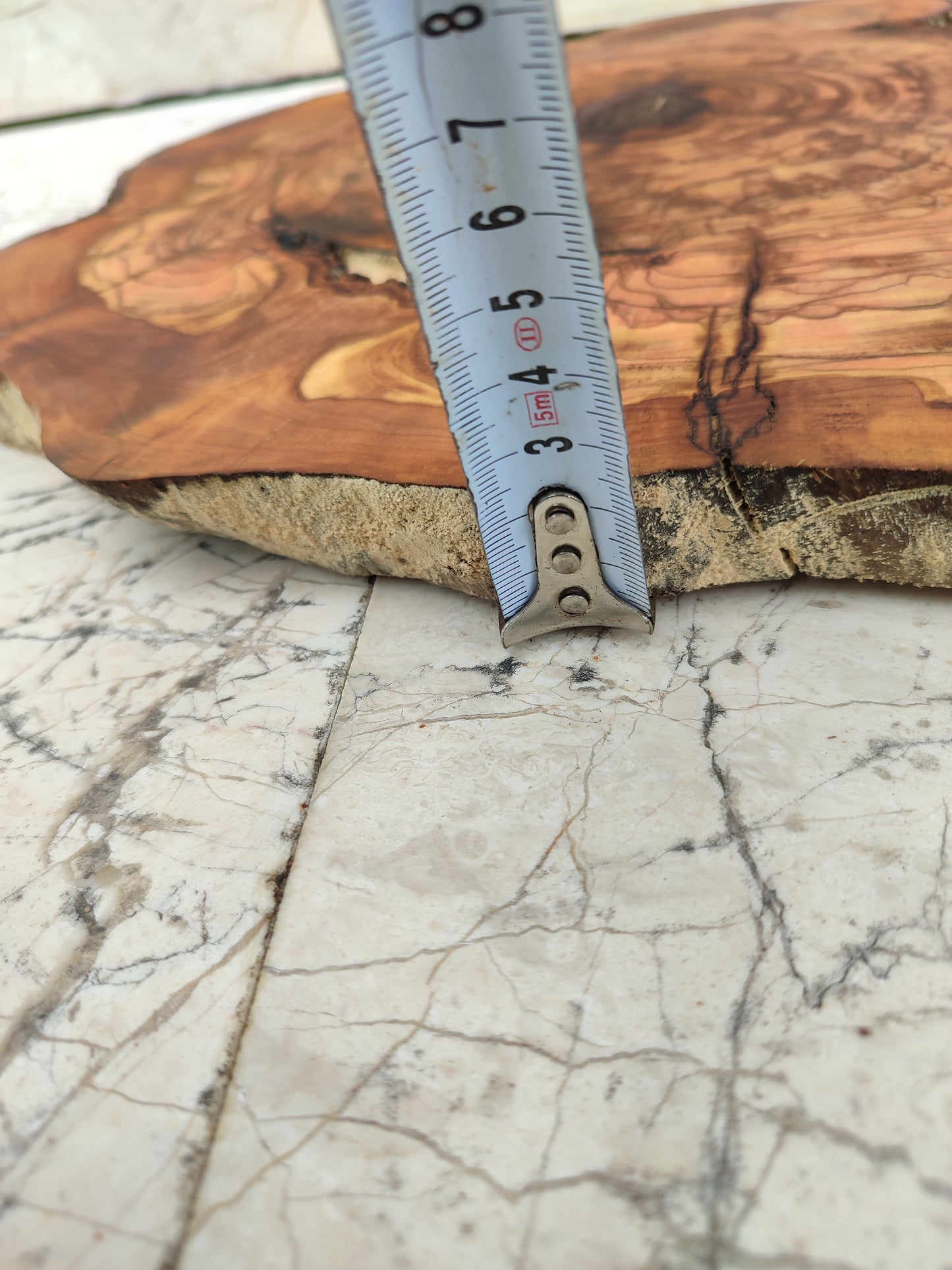 Rare Olive Wood Slab – Live Edge, Unique Grain, Sustainable Luxury for Epoxy, Table & Craft
