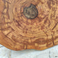 Rare Olive Wood Slab – Live Edge, Unique Grain, Sustainable Luxury – Premium Natural Luster for Epoxy & Artisan Crafts (31x37x2.5 cm)
