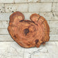 Rare Olive Wood Slab – Live Edge Unique Grain, Sustainable Luxury, 32x40x2.5cm