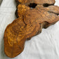 Rare Olive Wood Slab 28x52cm | Dry Live Edge Burl for Resin Art, Clock & Luthier | Unique Grain Sustainable Luxury Woodworking Material.