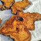 Rare Olive Wood Slab 23"x23" | Live Edge Epoxy Table Top | Premium Luthier Wood | Dry Exotic Lumber | Unique Grain DIY Art 58x59cm.