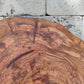 Rare Olive Wood Live Edge Slab - Unique Grain, Sustainable Luxury - 32x38x2.5cm Premium Natural Luster