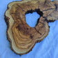 Rare Olive Wood Slab 27x40cm • Live Edge for Epoxy Resin • Dried Luthier Timber • Unique Grain Luxury DIY Material