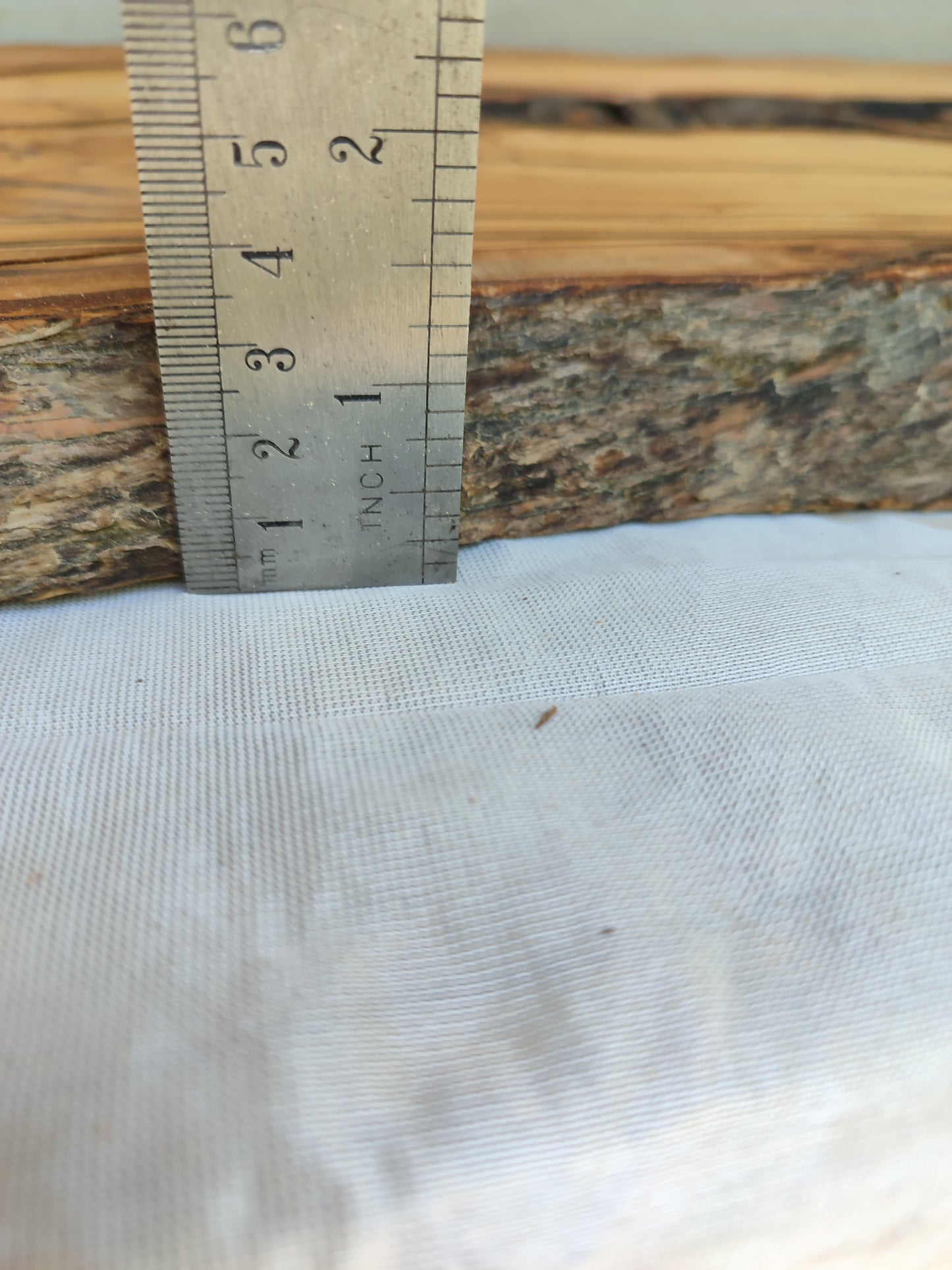 Rare Olive Wood Slab – Live Edge, Unique Grain, Sustainable Luxury, 30x80x2.7 cm, Epoxy Friendly, Natural Luster