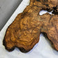 Rare Olive Wood Slab 43x66cm | Live Edge for Epoxy Resin & Coffee Table | Premium Dry Luthier Wood | Unique Grain Sustainable Luxury Art.