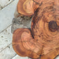 Rare Olive Wood Live Edge Slab – 32x40 cm Premium Sustainable Luxury, Unique Grain & Natural Luster