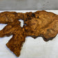 Rare Olive Wood Slab 43x66cm | Live Edge for Epoxy Resin & Coffee Table | Premium Dry Luthier Wood | Unique Grain Sustainable Luxury Art.