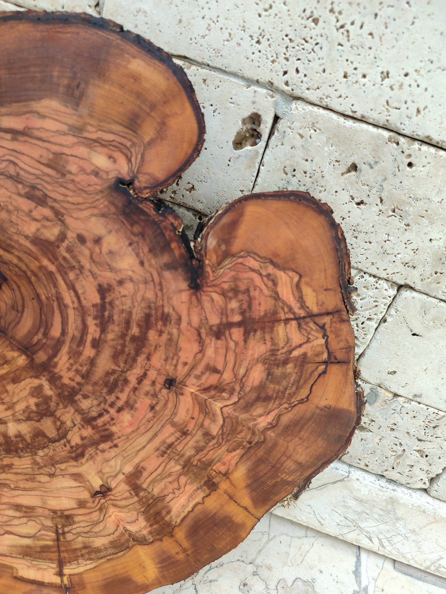 Rare Olive Wood Slab – Live Edge, Unique Grain, Sustainable Luxury for Epoxy, Table & Craft