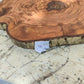 Rare Olive Wood Slab – Live Edge, Unique Grain – 32x38x2.5cm – Sustainable Luxury for Epoxy, Coffee Table & Guitar
