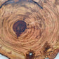 Rare Olive Wood Slab – Live Edge Slab, Unique Grain, Sustainable Luxury – 32x38x2.5 cm for Epoxy, Table & Craft