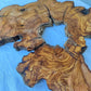 Rare Olive Wood Slab 51x51cm | Live Edge for Epoxy Resin & Coffee Table.
