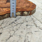 Rare Olive Wood Slab – Live Edge, Unique Grain, Sustainable Luxury – 32x38x2.5 cm