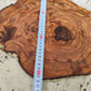Rare Olive Wood Live Edge Slab - Unique Grain, Sustainable Luxury - 32x38x2.5cm Premium Natural Luster