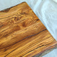 Rare Olive Wood Live Edge Slab – 28x80x3 cm – Unique Grain, Sustainable Luxury, Super Dry & Natural Luster for Epoxy, Table & Craft