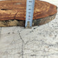 Rare Olive Wood Slab – Live Edge, Unique Grain, Sustainable Luxury – 33x39x2.5cm